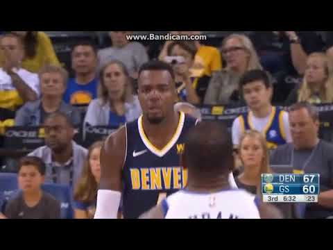 Paul Millsap Top Plays, 22 pts - Golden State Warriors vs. Denver Nuggets - Preseason 30/09/2017