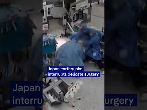 Japan earthquake interrupts delicate surgery | DW News