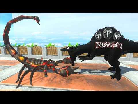 EMPEROR SCORPION vs VENOM SPINO DEATH CLIMB - Animal Revolt Battle Simulator