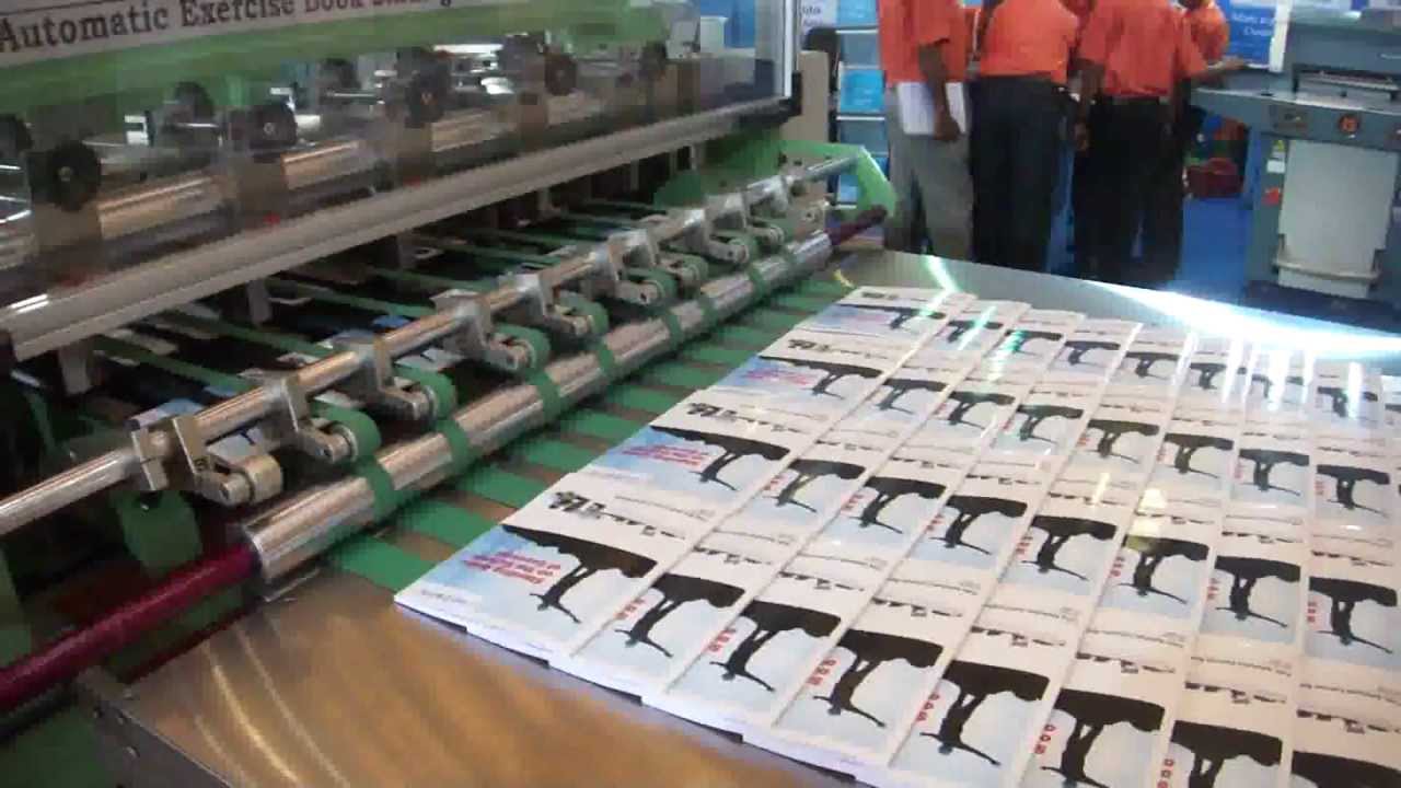 Automatic Exercise Book Binding Machine.wmv