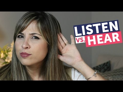 Qual a diferença entre LISTEN e HEAR? | English in Brazil