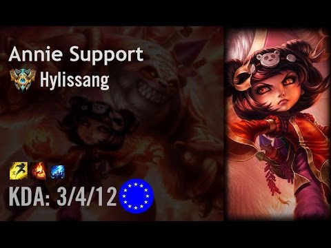 Annie Support vs Bard - Hylissang - EUW Challenger Patch 6.13