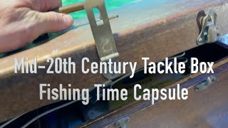 WWII Era Fishing Tackle Found in Old Wooden Tackle Box
