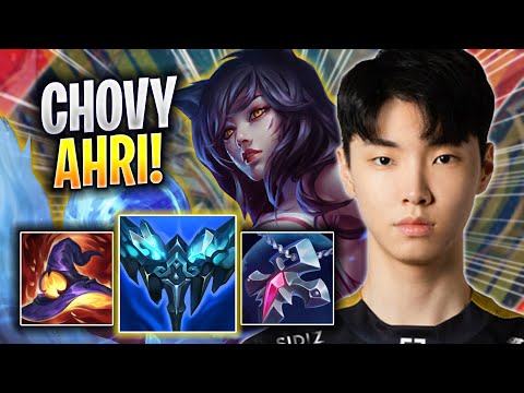 CHOVY SHOWTIME WITH AHRI! - GEN Chovy Plays Ahri MID vs Annie! | Season 2023