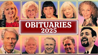 Gone But Not Forgotten: Notable Deaths of January 2025 OBITUARIES TV #memories #deathstory