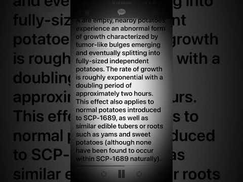 SCP-1689 - Bag of Holding Potatoes