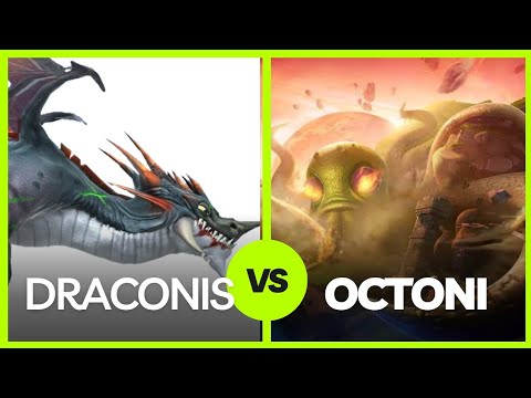 DRACONIS VS OCTONI Level 1 #hungrydragon #octoni #draconis