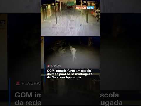 GCM impede furto em escola da rede pública na madrugada de Natal em Aparecida