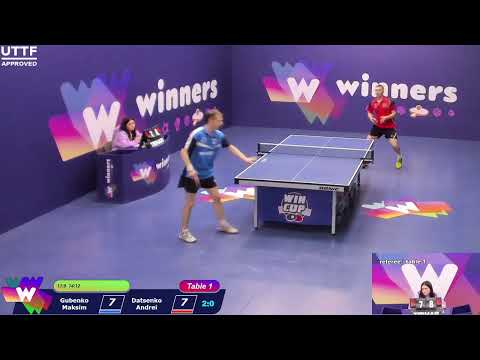 WINners CUP table 1 18.01 Gubenko Maksim - Datsenko Andrei  22:00