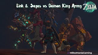 Link & Sages vs Demon King Army Zelda: Tears o