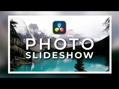 How to do a PHOTO SLIDESHOW in Davinci Resolve?