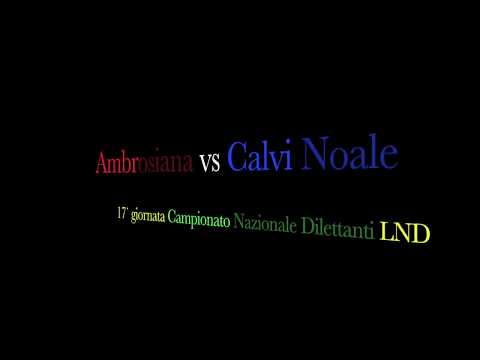 Ambrosiana vs Calvi Noale (Highlight)