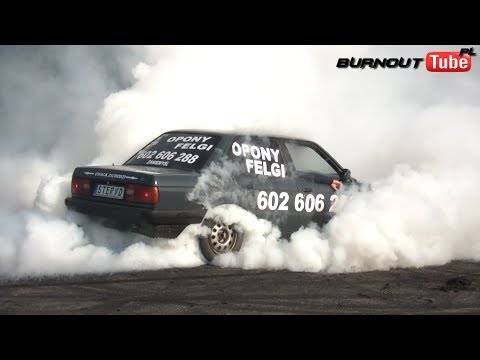Palenie gumy BMW E30 325 "STERYD" cz.1 - 4 Edycja Dnia Świra 2017