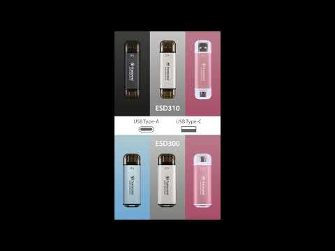 Transcend ESD 310C Portable SSD và Transcend ESD 300C Portable SSD