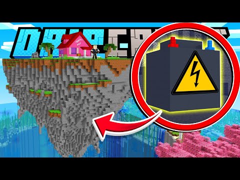FIZ UMA BATERIA GIGANTE DENTRO DA ILHA VOADORA - Dripcraft 20