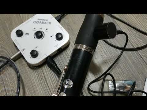 Piezo Clarinet Barrel Pickup Mic Gomixer Demo Test