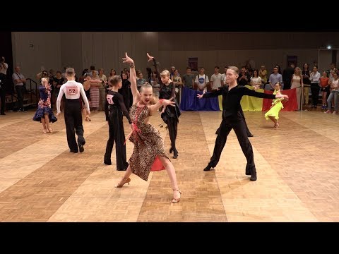 Daniil Mishin - Anastasia Anichkina RUS | Samba | GOC Junior I Latin 2018