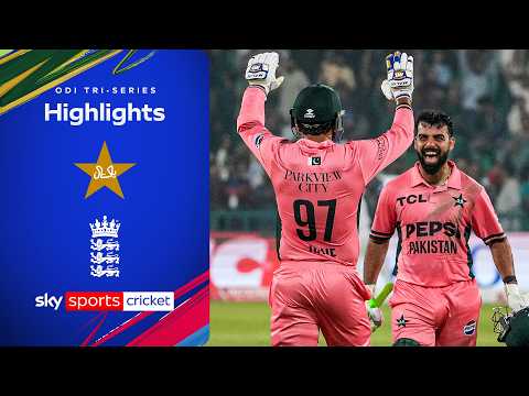 Shadab Khan HEROICS snatches victory from England! | Pakistan vs England | ODI tri-series highlights