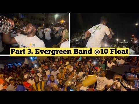 Part 3. Evergreen Band @10 anniversary float. Enjoy the brass band
