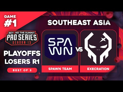 SPAWN Team vs Execration Game 1 - BTS Pro Series 13 SEA: Playoffs LB1 w/ Ares & Danog