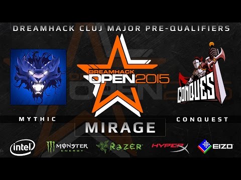 Mythic vs Conquest - Map 2 - Mirage (Dreamhack Cluj Major NA Pre-qualifiers)