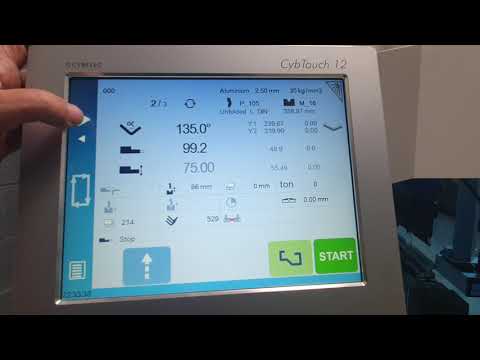 Cybtouch 12 Grahical 2D Bend Numerical