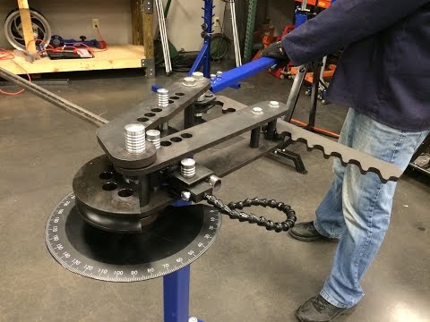 How To Use a Tubing Bender! Making Hoops for a Ladder Rack on a Truck - Eastwood Tubing Bender