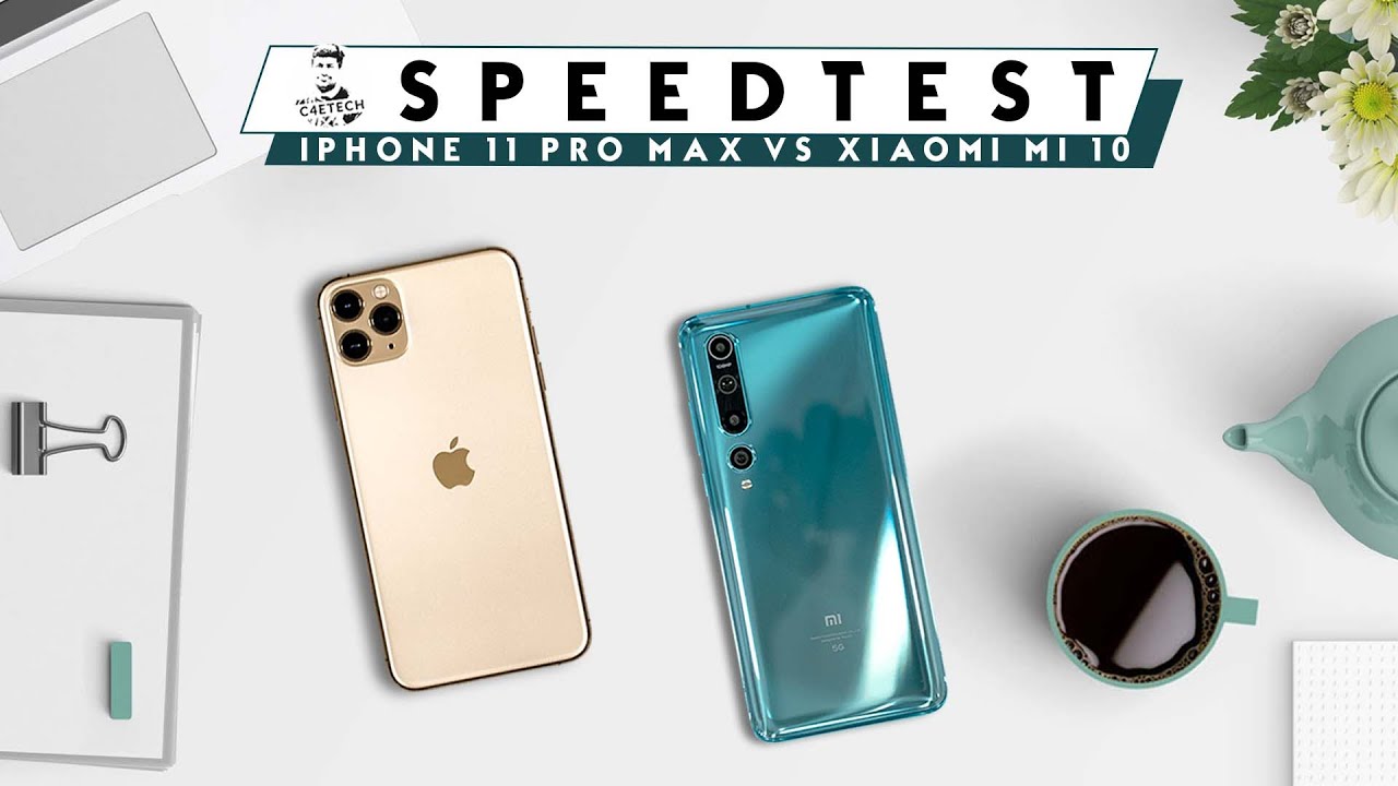 Xiaomi Mi 10 vs iPhone 11 Pro Max SpeedTest - Unexpected!