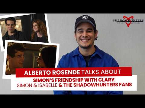 Alberto Rosende talks about Simon's friendship with Clary, Simon & Izzy and the Shadowhunters fans