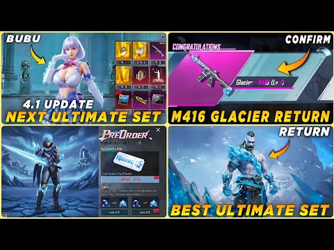 🔴 NEXT ULTIMATE SET | FINALLY GLACIER M416 RETURN | PRE ORDER EVENT BGMI | NEXT RETURN ULTIMATE SET😍