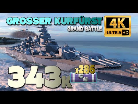 Battleship Grosser Kurfürst: BROADSIDE TIME - World of Warships