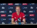 Lauren Bell Media Conference WHITE FERNS V England 1st T20I University Of Otago Oval