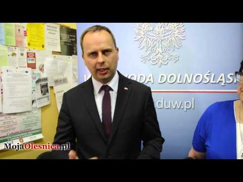 4.05.2016 Oleśnica - wojewoda Paweł Hreniak - 500 plus a obniżka podatku