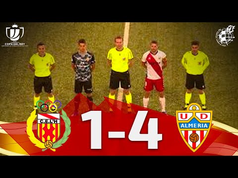 RESUMEN | CE L´Hospitalet 1-4 UD Almería | 1ª eliminatoria Copa de SM el Rey