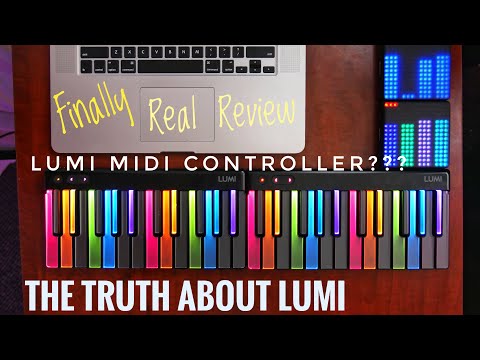 ROLI LUMI Keys as a Midi CONTROLLER?? REAL REVIEW