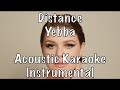 Yebba - Distance acoustic karaoke instrumental