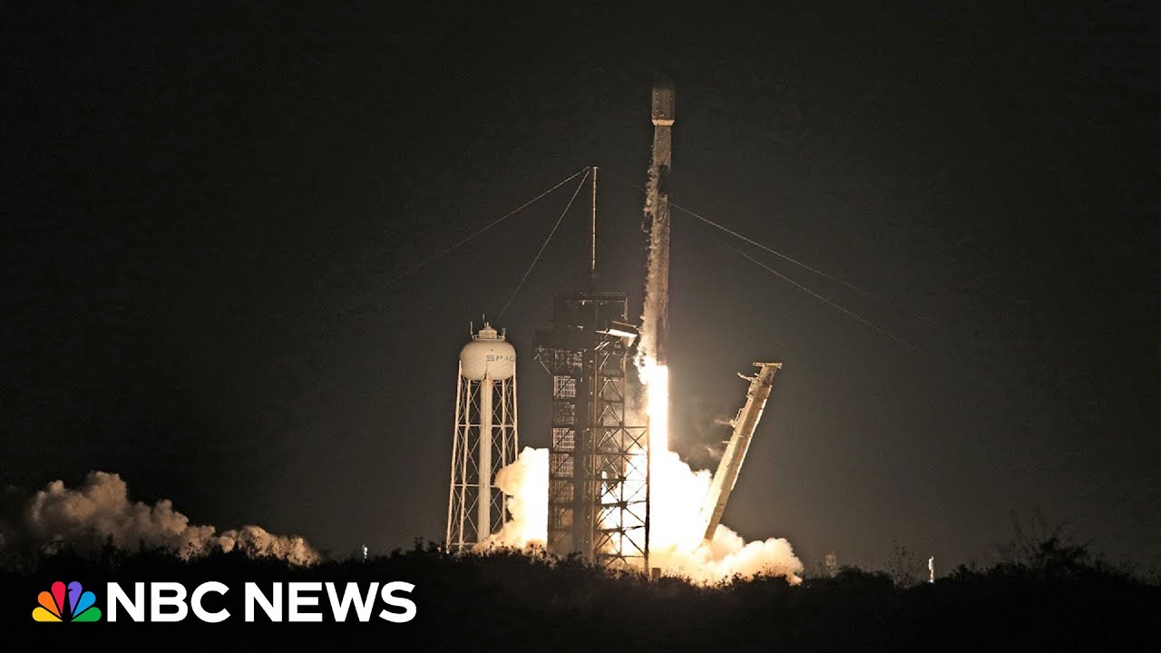 WATCH: NASA launches SPHEREx and PUNCH to explore space and sun | NBC News