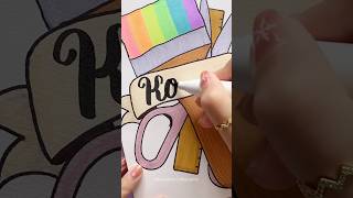 Transform Your Notebook with Creative Front Page Design 🌈 #shorts #nhuandaocalligraphy #frontpage