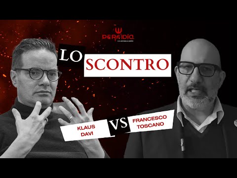 The clash between Klaus Davi and Francesco Toscano - 𝗣𝗲𝗿𝗳𝗶𝗱𝗶𝗮