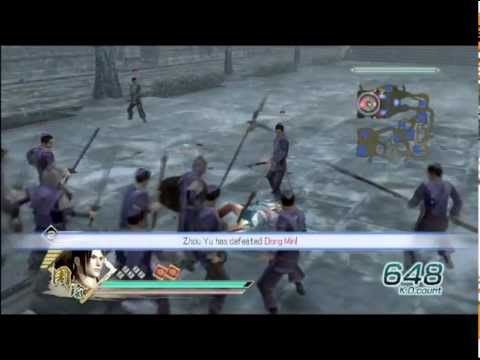 Dynasty Warriors 6 - Zhou Yu Story Part 1 - Battle of Hu Lao Gate