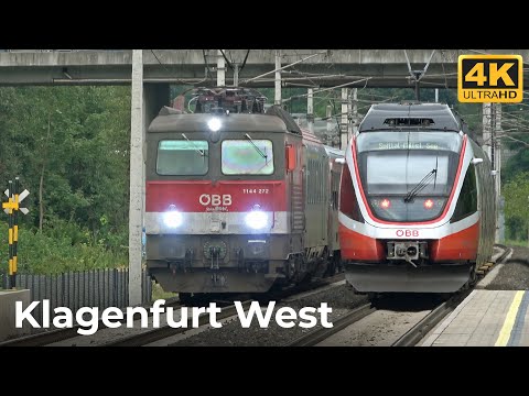 Osterreichisch Züge Vlog #136 - Klagenfurt West Bahnhst 03.08.2023