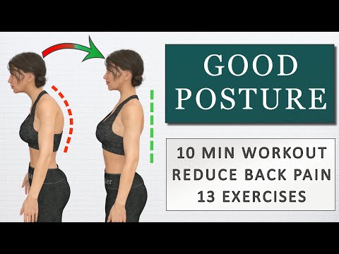 Fix Your Posture & Reduce Backpain | 10 min Daily Workout  | Standing Exercises No Repeat