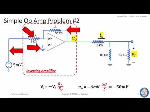 How To Solve Op Amp Circuit Problems for Exam, Quizzes and Tests