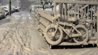 Weather Watchers in snowy Brooklyn during nor’eastern
