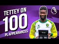 Alex Tettey on reaching 100 Premier League appearances for Norwich City