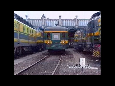 Führerstandsmitfahrt DGEG Fahrt mit dem SNCB Museumstriebwagen 4903 nach Antwerpen 11.07.1992