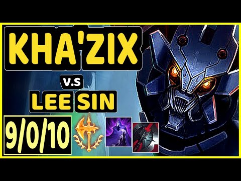 MARKOON (KHA'ZIX) vs LEE SIN - 9/0/10 KDA JUNGLE CHALLENGER GAMEPLAY - EUW
