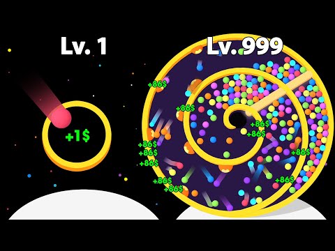 Free Idle Games - BALLS ASMR (Algodoo Marble Race Game)