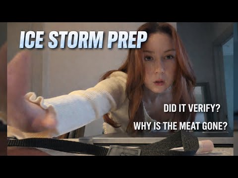 Preparing for an Ice Storm & What Happened | Weekend Vlog