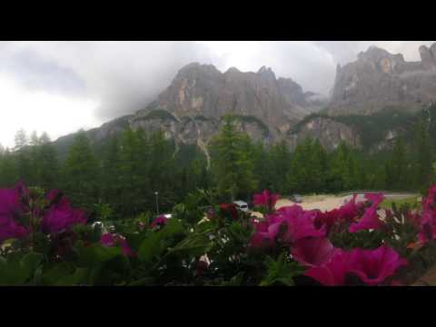 Morning & evening in Dolomites
